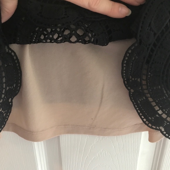 INC Black Lace Spaghetti Strap Top - Picture 2 of 8